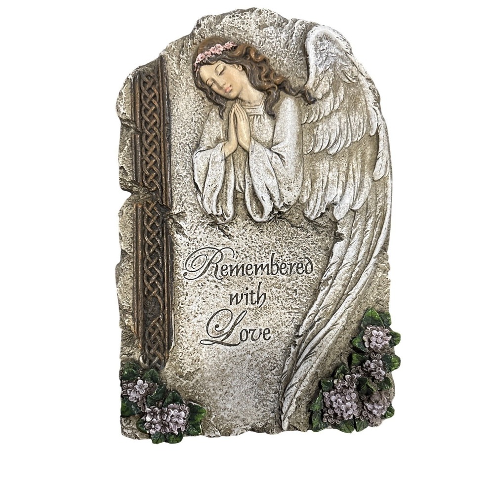 Napco Remembrance Plaque With Two Hangers In Back, memorial remembrance token